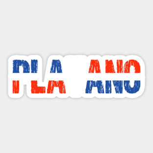 Platano Power Dominican Republic Flag Sticker